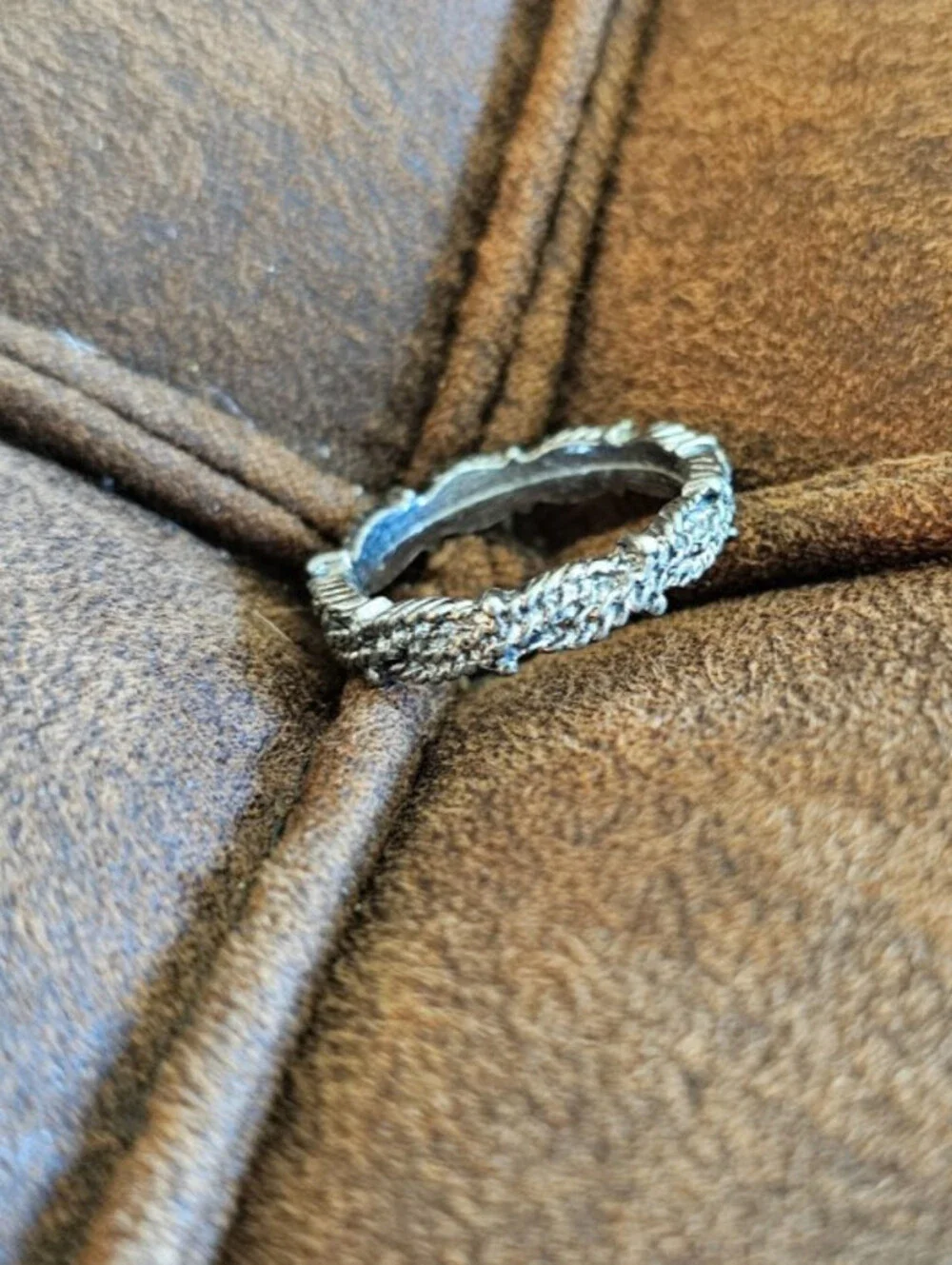Vintage Womens Sz 7.5 braided rope or 